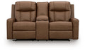 Mackmenville Reclining Loveseat with Console - 5th Ave Furniture