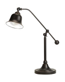 Eduardo Bell Shade Table Lamp Dark Bronze - 5th Ave Furniture