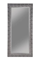 Rollins Rectangular Floor Mirror Black - 5th Ave Furniture