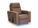 Lorrenton Power Glider Recliner with Audio System - 5th Ave Furniture