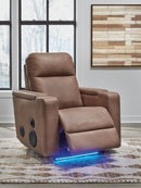 Lorrenton Power Glider Recliner with Audio System - 5th Ave Furniture