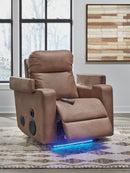 Lorrenton Power Glider Recliner with Audio System - 5th Ave Furniture