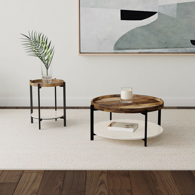 Adhvik End & Side Table