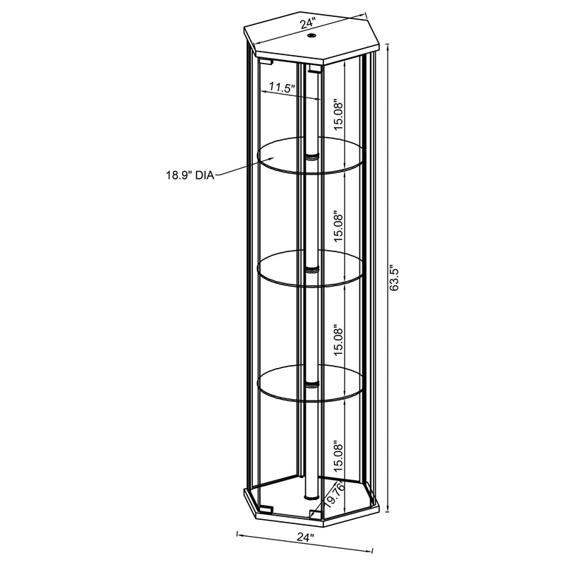 Zahavah Curio Cabinet