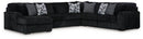 Midnight-Madness Sectional with Chaise - 5th Ave Furniture