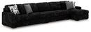 Midnight-Madness Sectional with Chaise - 5th Ave Furniture