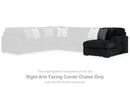 Midnight-Madness Sectional with Chaise - 5th Ave Furniture