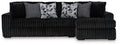 Midnight-Madness Sectional Sofa with Chaise - 5th Ave Furniture