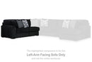 Midnight-Madness Sectional with Chaise - 5th Ave Furniture