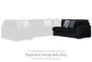 Midnight-Madness Sectional with Chaise - 5th Ave Furniture
