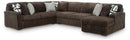 Midnight-Madness Sectional with Chaise - 5th Ave Furniture