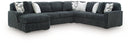 Midnight-Madness Sectional with Chaise - 5th Ave Furniture