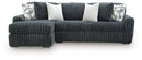 Midnight-Madness Sectional Sofa with Chaise - 5th Ave Furniture