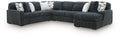 Midnight-Madness Sectional with Chaise - 5th Ave Furniture