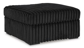 Midnight-Madness Oversized Accent Ottoman