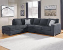 Altari Sleeper Sectional with Chaise - 5th Ave Furniture