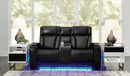 Boyington Power Reclining Loveseat with Console - 5th Ave Furniture