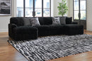 Midnight-Madness Sectional with Chaise - 5th Ave Furniture