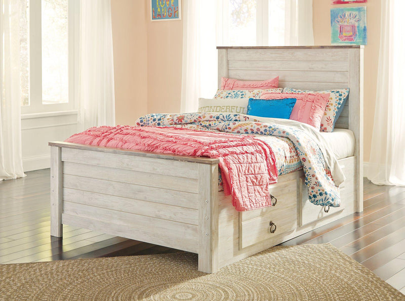 Willowton Bed with 2 Storage Drawers