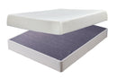 10 Inch Chime Memory Foam Mattress Set - 5th Ave Furniture