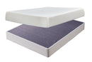 10 Inch Chime Memory Foam Mattress Set - 5th Ave Furniture