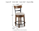 Valebeck Counter Height Bar Stool - 5th Ave Furniture