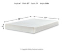 Chime 8 Inch Memory Foam Mattress in a Box - 5th Ave Furniture