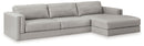 Amiata Sectional with Chaise - 5th Ave Furniture
