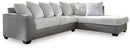 Clairette Court Sectional with Chaise image