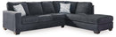 Altari Sleeper Sectional with Chaise - 5th Ave Furniture