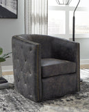 Brentlow Swivel Accent Chair - 5th Ave Furniture