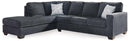 Altari Sleeper Sectional with Chaise - 5th Ave Furniture