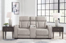 Boyington Power Reclining Loveseat with Console - 5th Ave Furniture