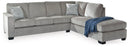 Altari Sleeper Sectional with Chaise - 5th Ave Furniture