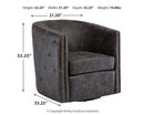 Brentlow Swivel Accent Chair - 5th Ave Furniture