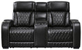 Boyington Power Reclining Loveseat with Console - 5th Ave Furniture