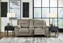 Next-Gen Gaucho Power Reclining Loveseat with Console - 5th Ave Furniture