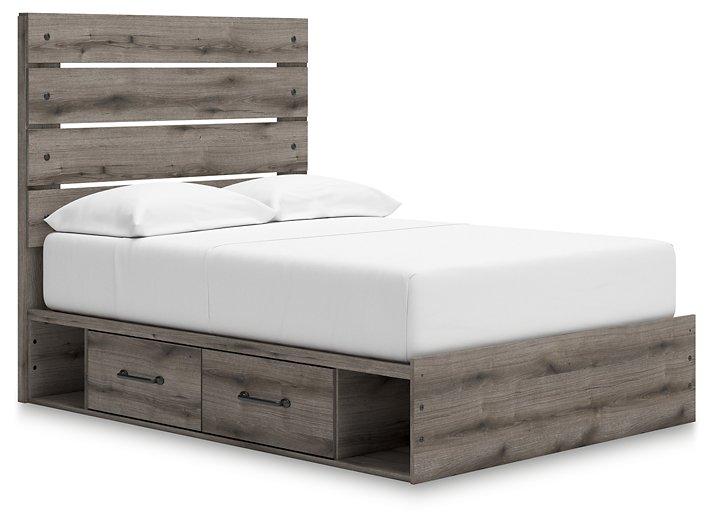 Graystorm Bed with Storage