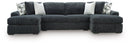 Midnight-Madness Sectional with Chaise - 5th Ave Furniture