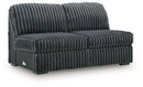 Midnight-Madness Sectional with Chaise - 5th Ave Furniture