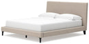Cielden Upholstered Bed with Roll Slats - 5th Ave Furniture