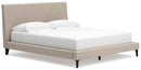Cielden Upholstered Bed with Roll Slats - 5th Ave Furniture