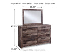 Derekson Dresser and Mirror - 5th Ave Furniture