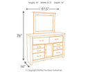 Juararo Dresser and Mirror - 5th Ave Furniture