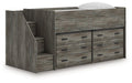 Frandern Loft Bed with Drawer Storage - 5th Ave Furniture