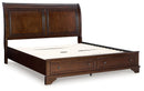 Trellington Sleigh Storage Bed