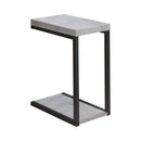 Beck Accent Table Cement and Black - 5th Ave Furniture