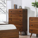 Robyn 5-drawer Chest Dark Walnut - 5th Ave Furniture
