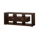 Casey 2-drawer Rectangular TV Console Cappuccino - 5th Ave Furniture