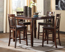 Bennox Counter Height Dining Table and Bar Stools (Set of 5) - 5th Ave Furniture